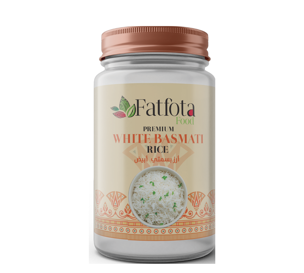 Fatfota White Basmati Rice Jar